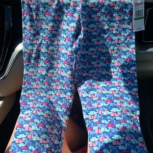 Vineyard Vines Girls whale print legging pants